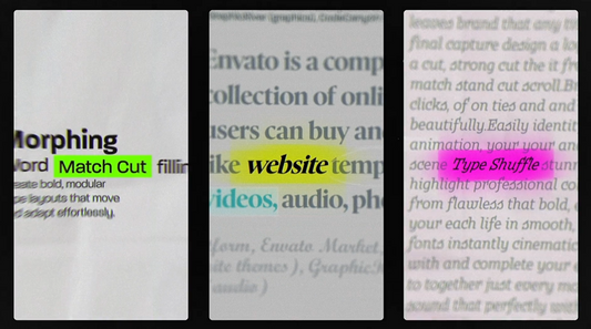 Match Cut Intro Creator | Text & Logo Animation Opener